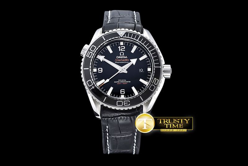 오메가 Planet Ocean 45mm SS/RU Black JHF A2824 Mod8900 -OMG0467C