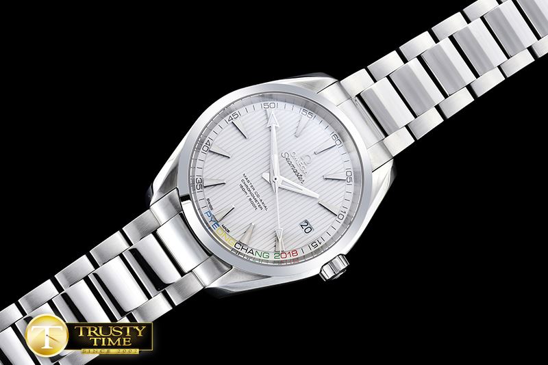 오메가 Aqua Terra W Oly SS/SS White JHF A2824 Mod8500 -OMG0471A