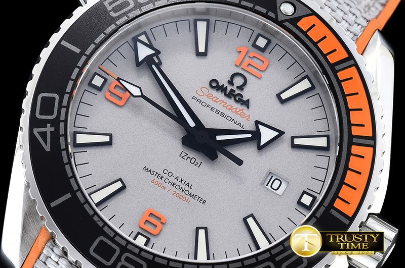 오메가 Basel 2016 Planet Ocean SS/RU JHF Gray A2824 Mod8900 -OMG0476A