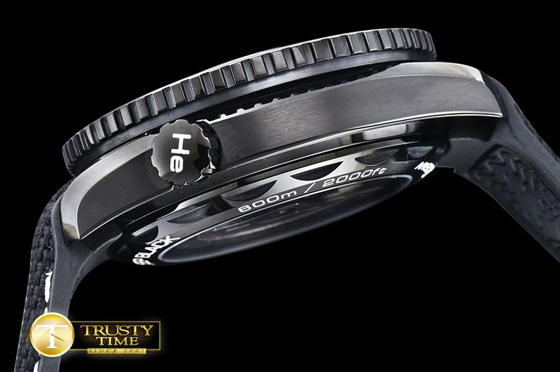 오메가 Planet Ocean GMT Deep Black PVD/LE Black A5833 Mod -OMG0487B