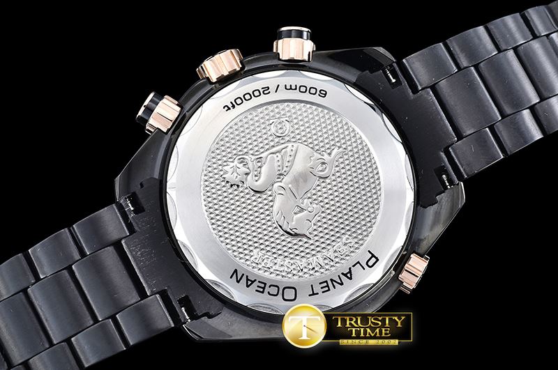오메가 Basel 2016 POcean Chrono PVD/SS Black OS20 Quartz -OMG0491B