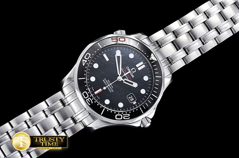 오메가 SM300 James Bond 50th Anniv Cer Bez SS/SS MK Asia 2824 -OMG0508