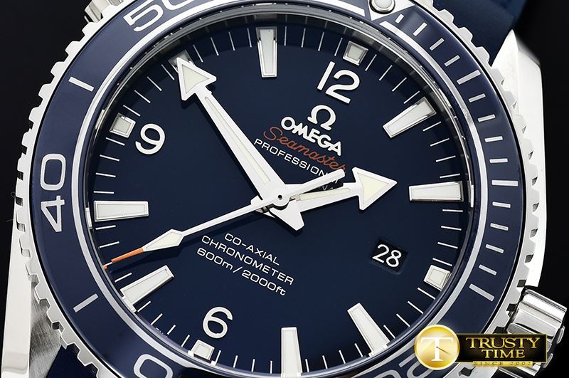 오메가 Planet Ocean 45mm Cer Bez SS/RU Blue JHF A2836 Mod -OMG0530D