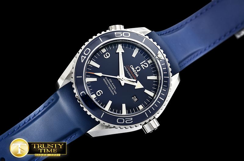 오메가 Planet Ocean 45mm Cer Bez SS/RU Blue JHF A2836 Mod -OMG0530D