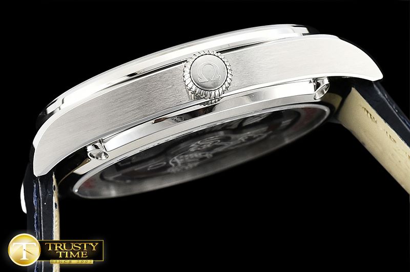 오메가 Seamaster Edizione Venezia SS/LE Blue/Stk Asia 2824 -OMG0536C