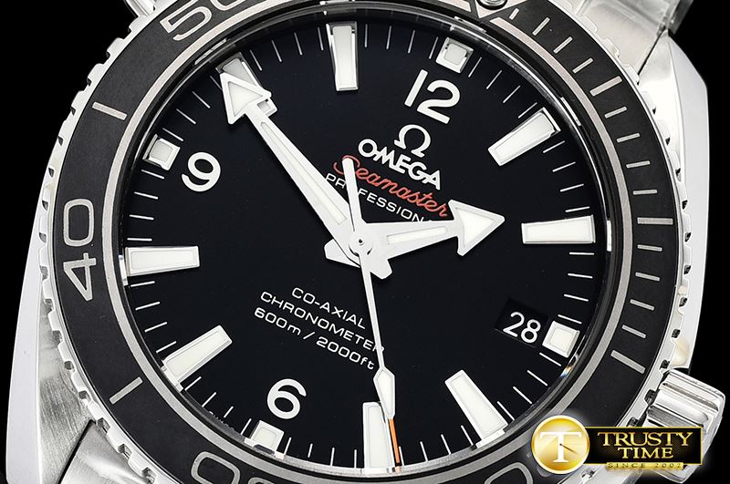 오메가 Planet Ocean 42mm Cer SS/SS Black/Stnl MKF A2836 Mod -OMG0548B