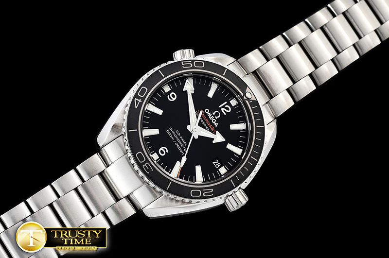 오메가 Planet Ocean 42mm Cer SS/SS Black/Stnl MKF A2836 Mod -OMG0548B