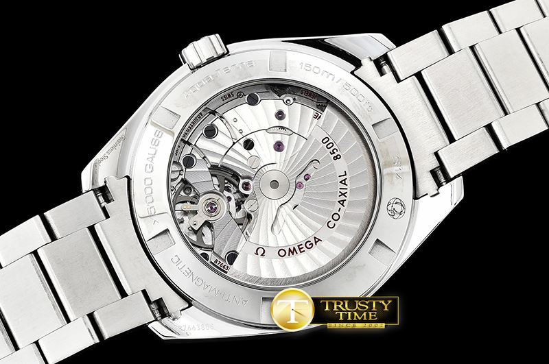 오메가 Aqua Terra 150m SS/SS Wht/Silv VSF Ultimate Asia 8500 -OMG0563C
