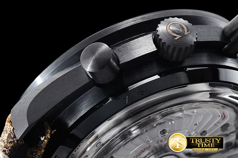 오메가 Speedmaster DSOM Vintage Black CER/NY Blk OMF A7750 -OMG0588C