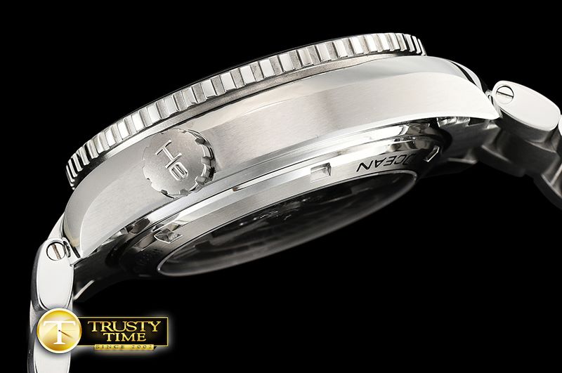 오메가 Planet Ocean 43.5mm GMT SS/SS Black VSF V2 Asia 8605 -OMG0589