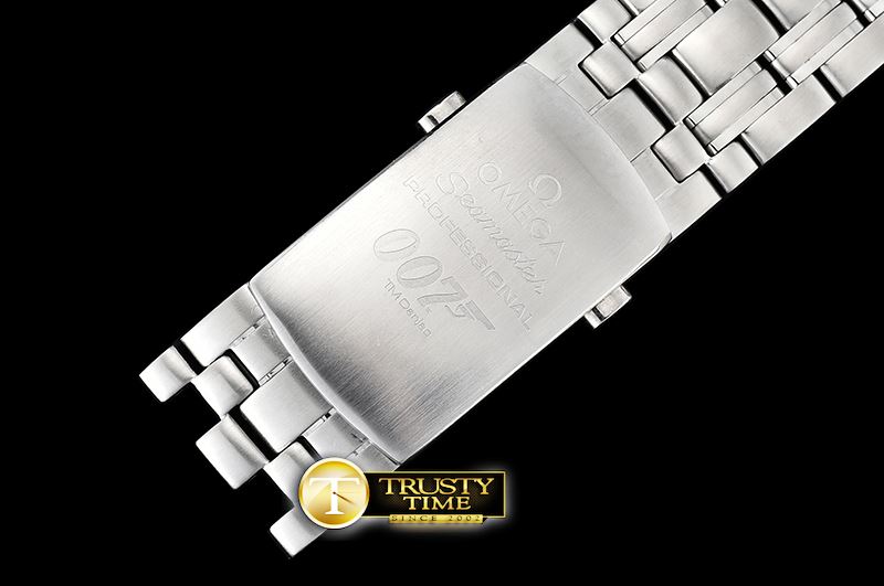 오메가 Seamaster Commander 007 SS/SS White BP Asia 2836 Mod -OMG0590
