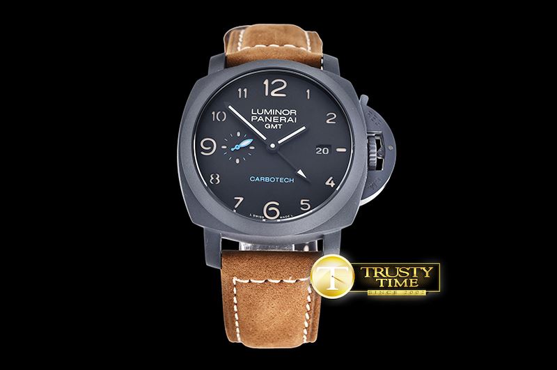 파네라이 PAM441 CarboTech GMT PVD/LE Black Asia 23J -PN441NLE