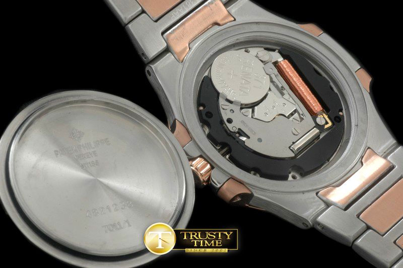 파텍필립 Nautilus 7010 Midsize 32mm TT RG WhiteSwiss Qtz -PP0178C
