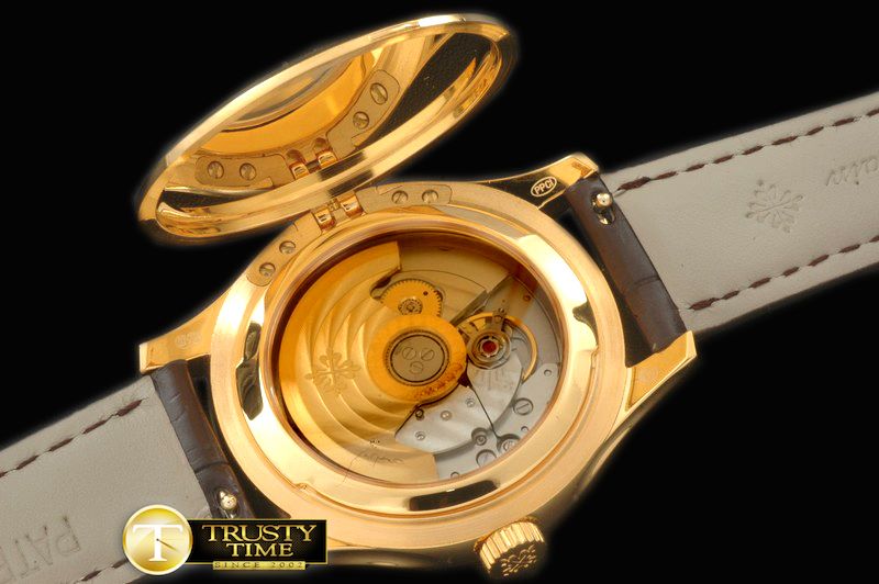 파텍필립 5227 Calatrava 18K Wrapped YG/LE Jap M9015 -PP0180