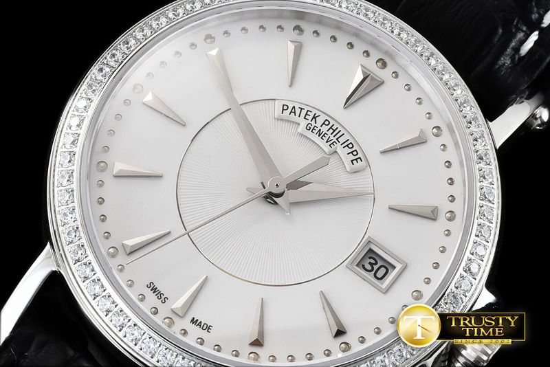 파텍필립 5153 Calatrava SS/LE White Jap Miyota 9015 -PP0191B