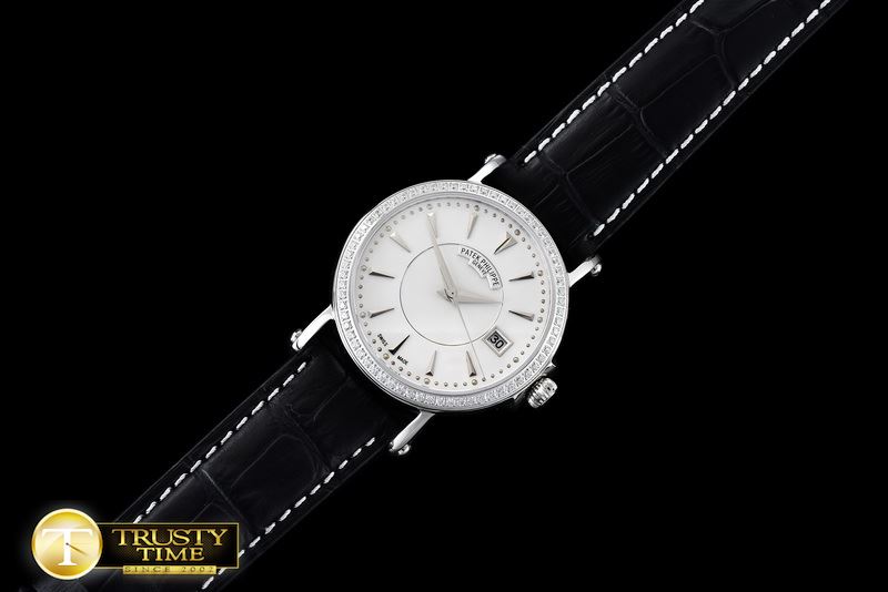파텍필립 5153 Calatrava SS/LE White Jap Miyota 9015 -PP0191B