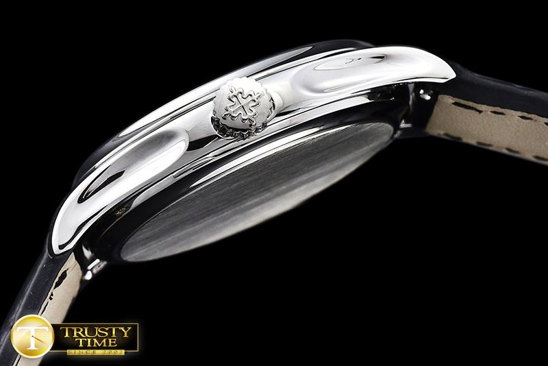 파텍필립 Calatrava Officer SS/LE Black BP Jap M9015 -PP0198B