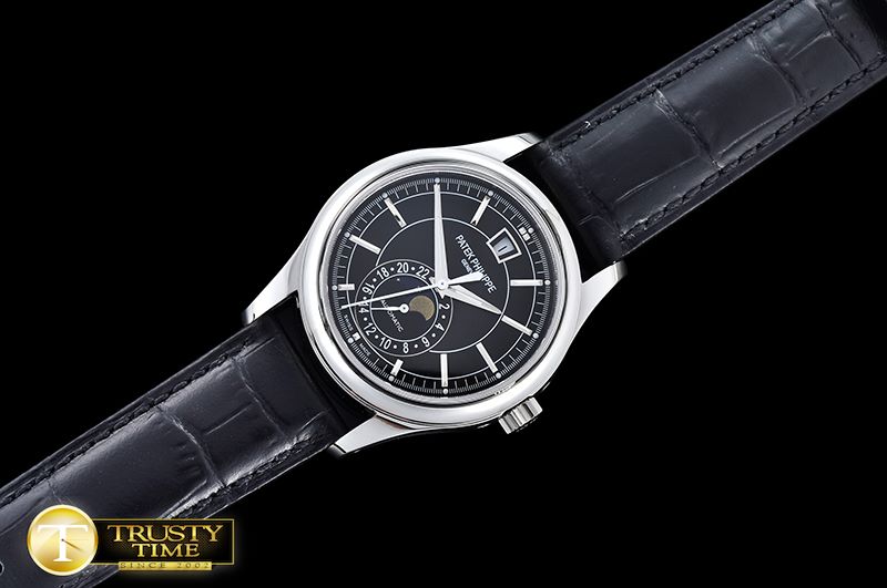 파텍필립 Annual Calendar MoonPhase 5205G Black MY9015 Cal324 -PP0209B