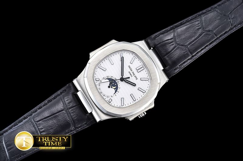 파텍필립 Nautilus MoonPhase SS/LE White MY9015 -PP0211B