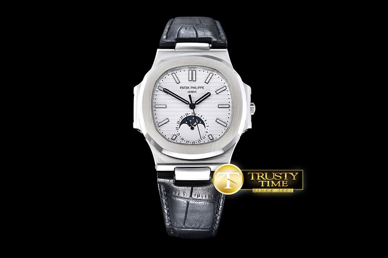 파텍필립 Nautilus MoonPhase SS/LE White MY9015 -PP0211B