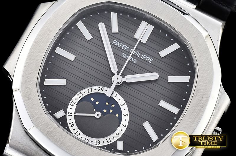 파텍필립 Nautilus MoonPhase SS/LE Black MY9015 -PP0211C