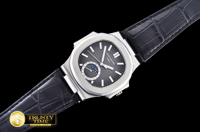 파텍필립 Nautilus MoonPhase SS/LE Black MY9015 -PP0211C