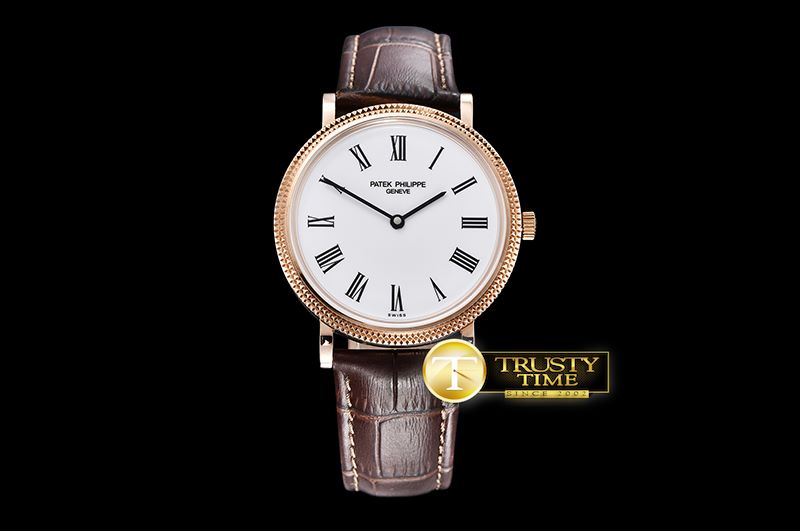 파텍필립 Calatrava 5120J RG/LE White Roman Asia 21J Mod Cal.240 -PP0256