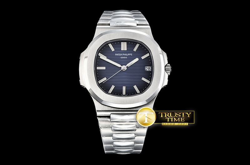 파텍필립 Nautilus Mens 40mm SS/SS Blue Sticks PF Miyota 9015 Mod -PP0257