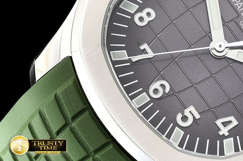 파텍필립 Aquanaut Ref.5167 SS/RU Grn Grey/Num PF Asia 2824 Mod -PP0285