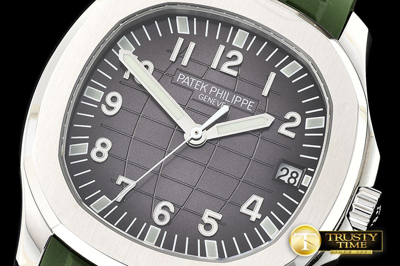 파텍필립 Aquanaut Ref.5167 SS/RU Grn Grey/Num PF Asia 2824 Mod -PP0285