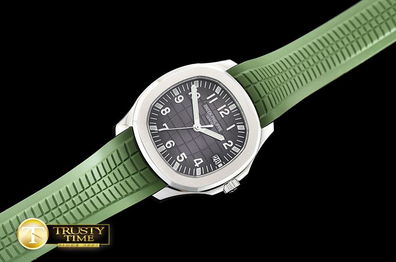 파텍필립 Aquanaut Ref.5167 SS/RU Grn Grey/Num PF Asia 2824 Mod -PP0285