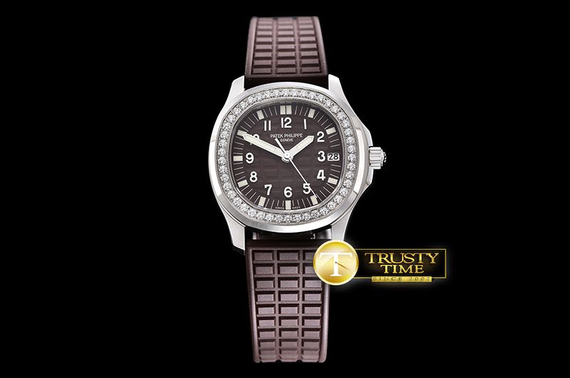 파텍필립 Aquanaut Midsize 5069A Diams SS/RU Brown MY9015 Mod -PP0287A