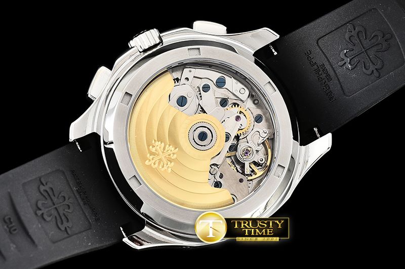 파텍필립 Aquanaut Chronograph 5968A SS/RU (Blk) Grey YLF A7750 -PP0290A