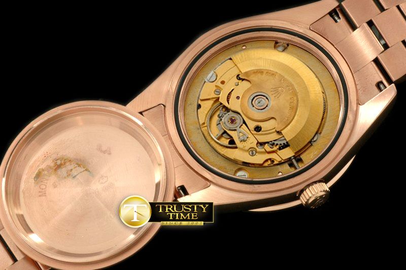 롤렉스 RG Pres Diam Bez Diam/Ruby Dial Swiss Eta 2836 -R2DD0190B