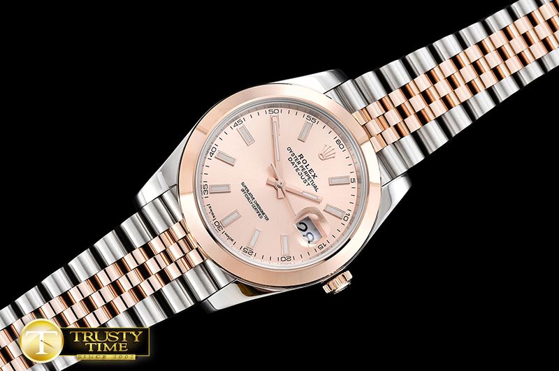 롤렉스 DJ2 41mm 18K Wrapped RG/SS Rose Noob A3235 Mod -R2DJ0200H