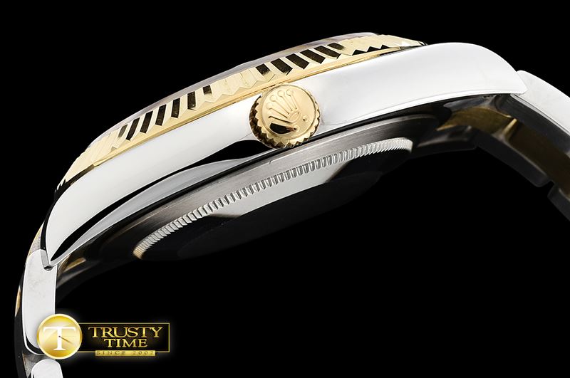 롤렉스 DJ2 41mm Oyst Flt YG/SS Gold Diam BP A3136 Mod -R2DJ0203C