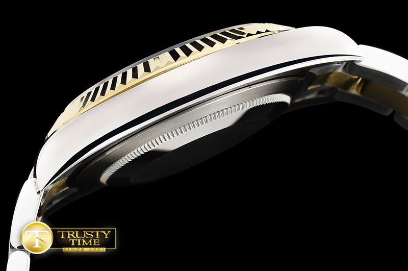 롤렉스 DJ2 41mm Oyst Flt YG/SS Gold Diam BP A3136 Mod -R2DJ0203C