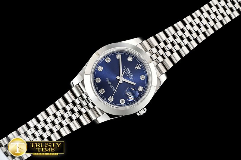 롤렉스 DJ2 41mm Jub Smt SS/SS Blue Diam Noob A3235 -R2DJ0228D