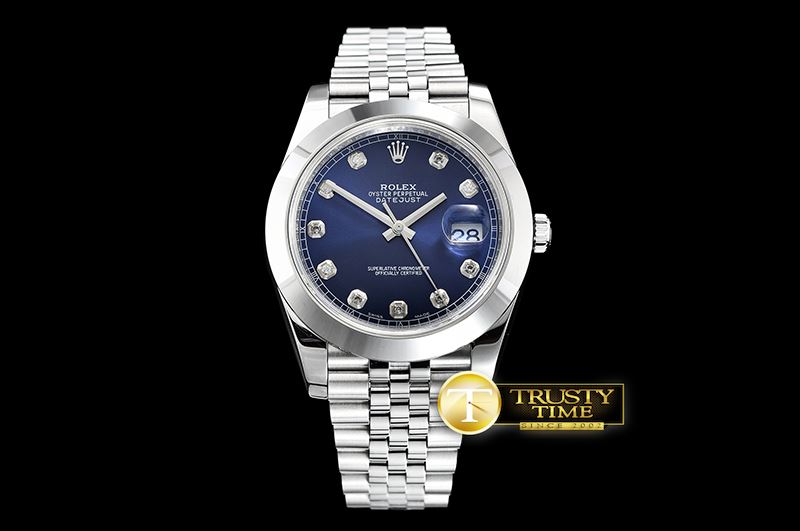 롤렉스 DJ2 41mm Jub Smt SS/SS Blue Diam Noob A3235 -R2DJ0228D