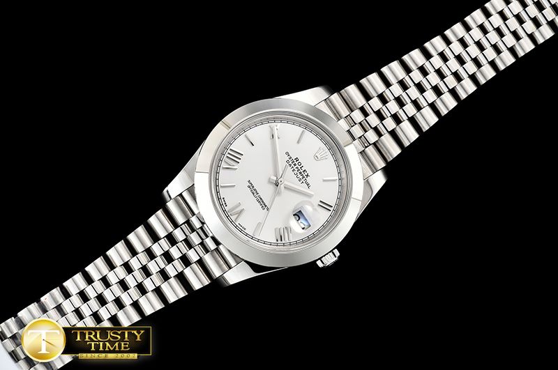 롤렉스 DJ2 41mm Jub Smt SS/SS Pearl Wht Roman Noob A3235 -R2DJ0228F