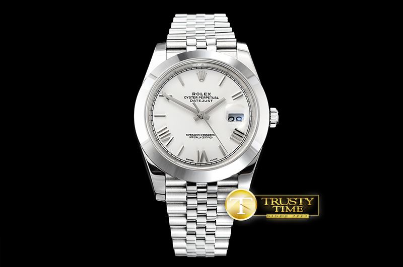 롤렉스 DJ2 41mm Jub Smt SS/SS Pearl Wht Roman Noob A3235 -R2DJ0228F