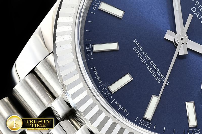 롤렉스 Datejust 2 41mm Jub Flt SS/SS Blue Sticks Asia 3235 -R2DJ0230B