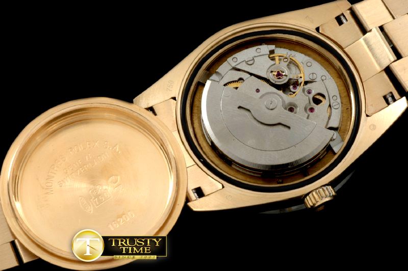 롤렉스 2014 YGold/President MGold Wavy Grid Asian 2813 -RDD0185A