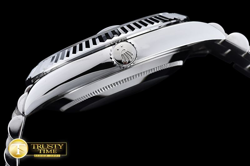 롤렉스 DayDate 40mm SS/SS Green Roman Fluted Noob A3255 Mod -RDD0202E