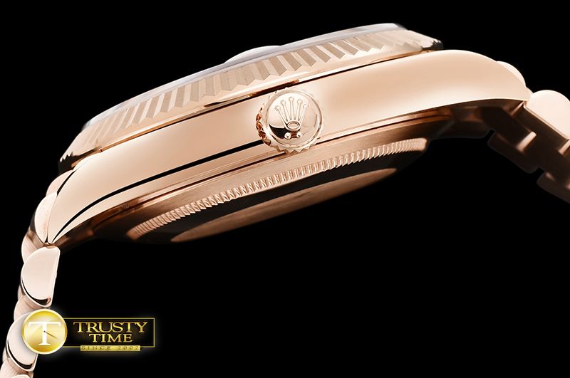 롤렉스 DayDate 40mm Flt RG/RG Rose Gold Baug. Diam BP A2836 -RDD0210A