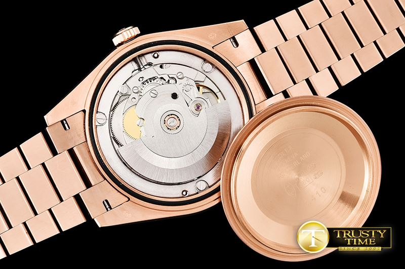 롤렉스 DayDate 40mm Diam RG/RG Rose Gold Baug. Diam BP A2836 -RDD0210B