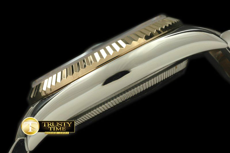 롤렉스 SS/YG TT Champagne Asian 2813Real Diamonds -RDJ0204A