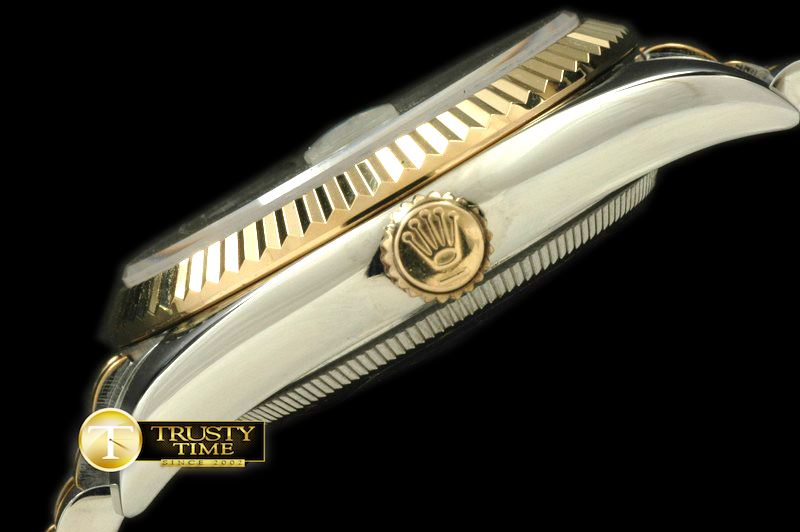 롤렉스 SS/YG TT Champagne Asian 2813Real Diamond -RDJ0214A