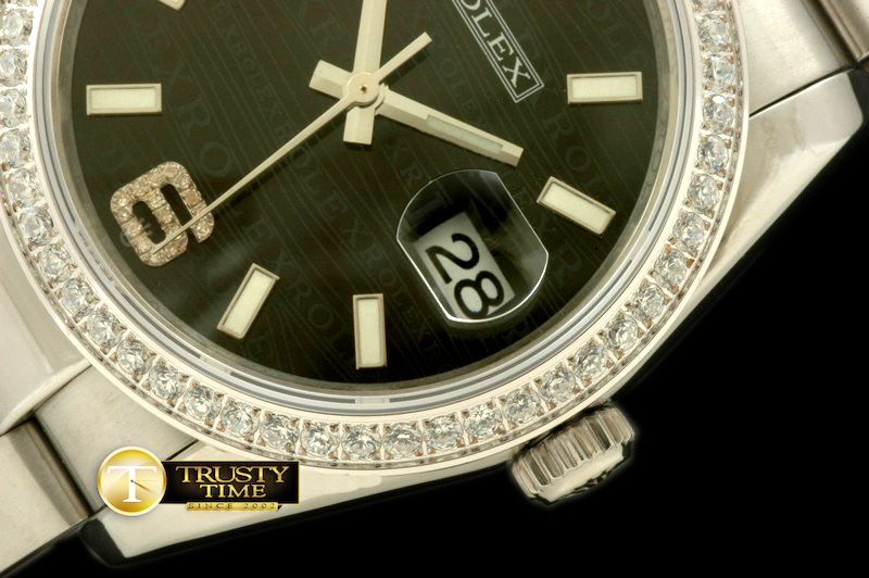 롤렉스 SS/SS OYS Black Asian 2836Real Diamond -RDJ0221B