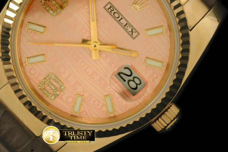 롤렉스 YG/LE Salmon Asian 2836/3135Real Diamond -RDJ0236B